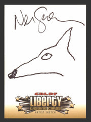 2011 CBLDF Liberty Artist Sketch Coraline Trading Card by Neil Gaiman - TvMovieCards.com