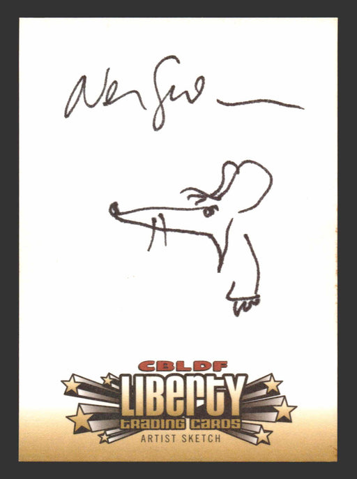 2011 CBLDF Liberty Artist Sketch Coraline Trading Card by Neil Gaiman - TvMovieCards.com