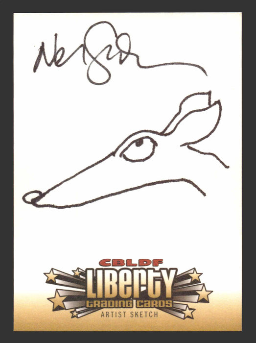 2011 CBLDF Liberty Artist Sketch Coraline Trading Card by Neil Gaiman - TvMovieCards.com