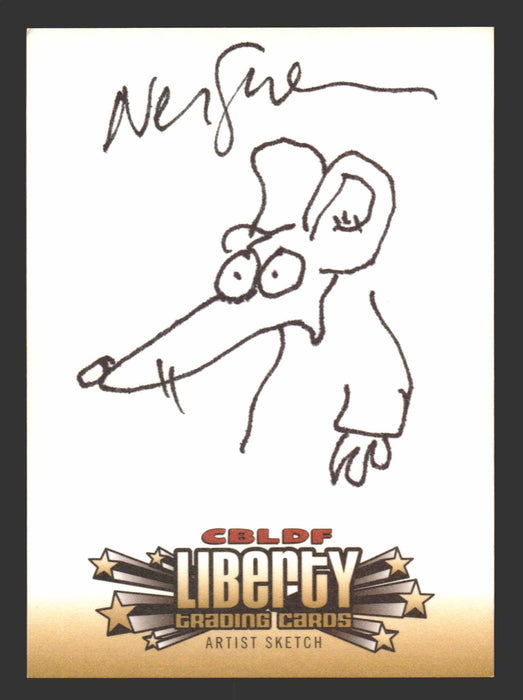 2011 CBLDF Liberty Artist Sketch Coraline Trading Card by Neil Gaiman - TvMovieCards.com