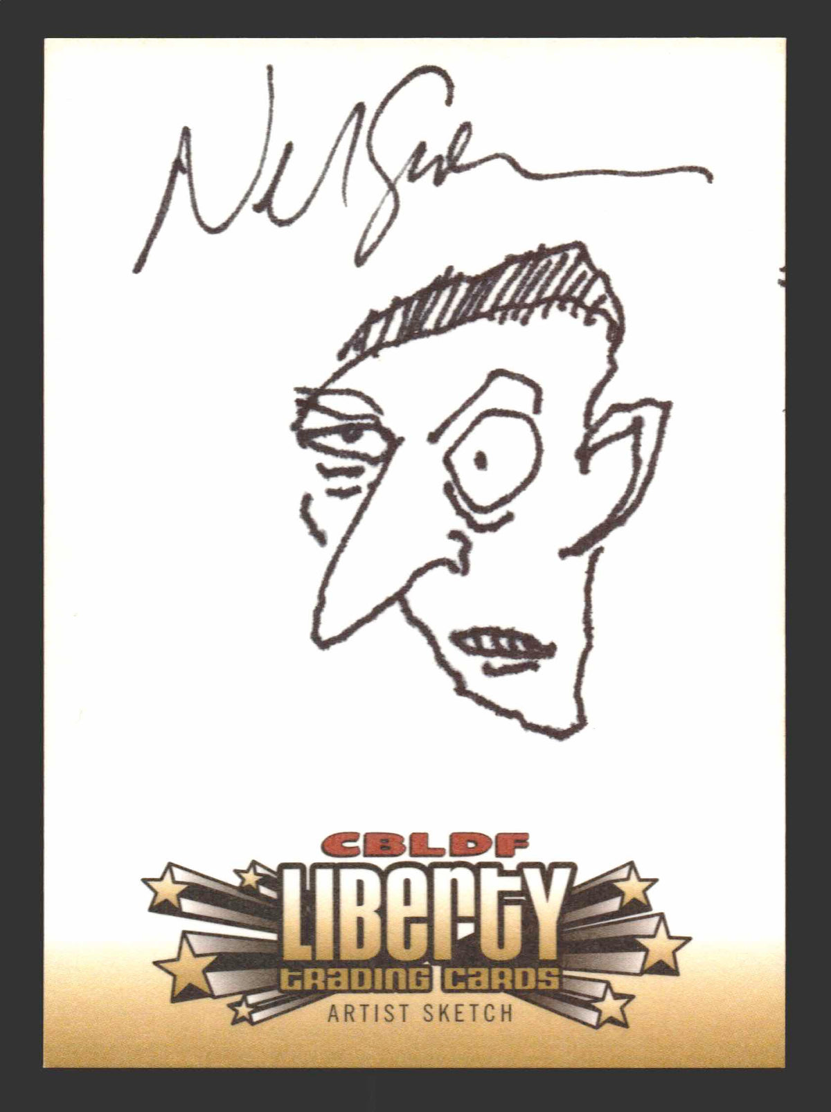 2011 CBLDF Liberty Artist Sketch Coraline Trading Card by Neil Gaiman ...