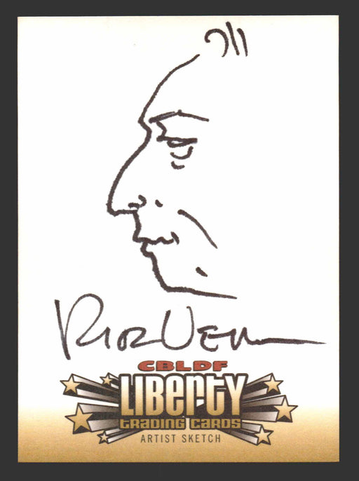 2011 CBLDF Comic Book Legal Defense Fund Liberty Artist Sketch Trading Card - TvMovieCards.com