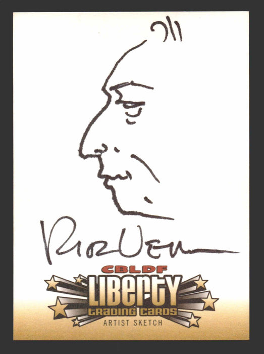 2011 CBLDF Comic Book Legal Defense Fund Liberty Artist Sketch Trading Card - TvMovieCards.com