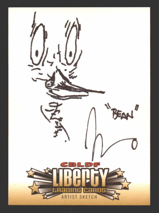2011 CBLDF Comic Book Legal Defense Fund Liberty Artist Sketch Trading Card - TvMovieCards.com