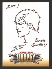 2011 Cryptozoic CBLDF Liberty Hand drawn Artist Sketch Card by Frank Quitely - TvMovieCards.com