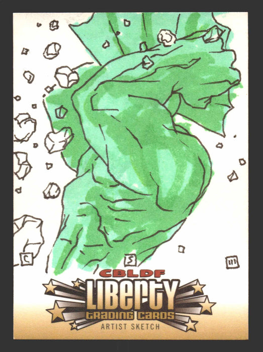 2011 Cryptozoic CBLDF Liberty Artist Sketch Card by Chip Skelton - TvMovieCards.com