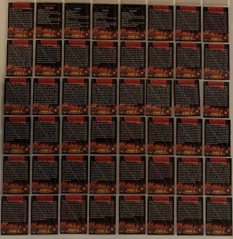 Kiss Series One 1 Collector Base Card Set 90 cards Cornerstone 1998   - TvMovieCards.com