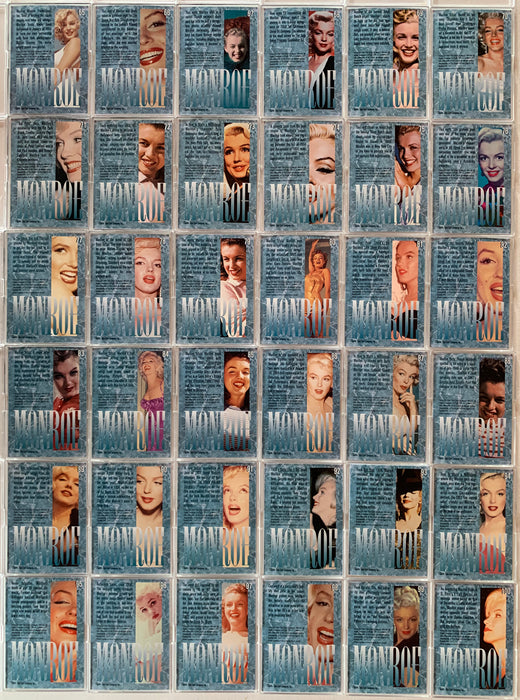 Marilyn Monroe Series One Trading Base Card Set 100 Cards 1993 Sports Time   - TvMovieCards.com