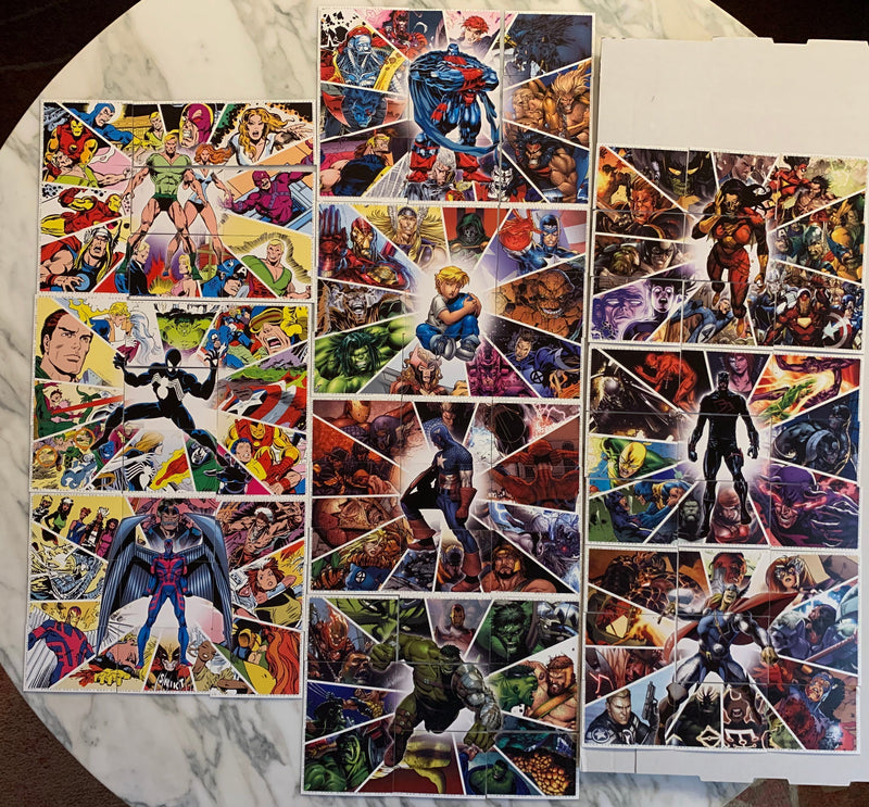 Marvel Universe 2011 Base Card Set 90 Cards Puzzle Sets Rittenhouse Archives   - TvMovieCards.com