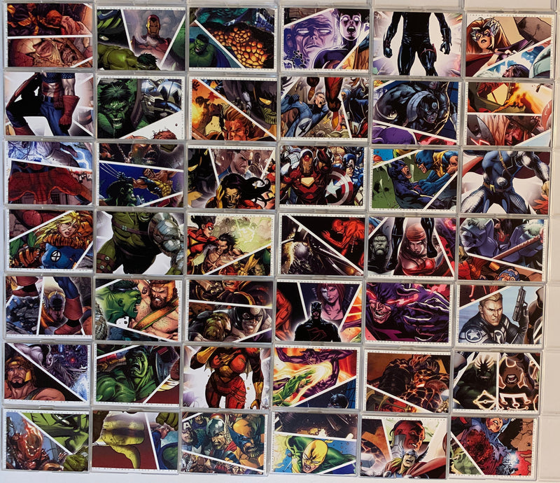 Marvel Universe 2011 Base Card Set 90 Cards Puzzle Sets Rittenhouse Archives   - TvMovieCards.com