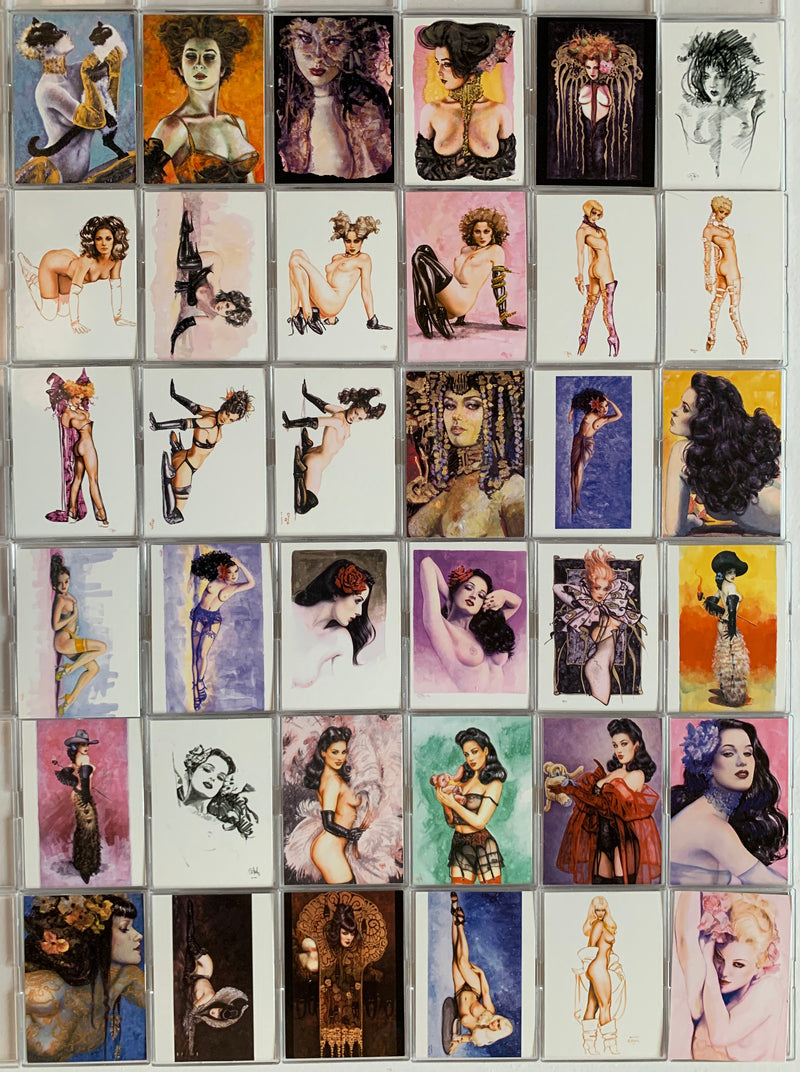 Olivia New Models Base Card Set 72 Cards Comic Images 2001   - TvMovieCards.com
