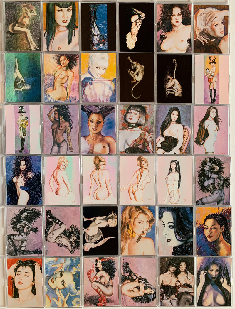 Olivia Obsessions in Omnichrome Base Card Set 72 Cards Comic Images 1997   - TvMovieCards.com