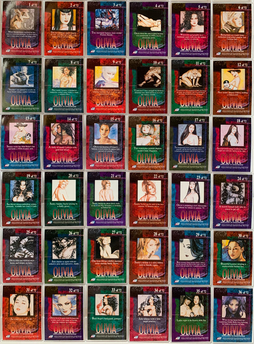 Olivia Obsessions in Omnichrome Base Card Set 72 Cards Rittenhouse 1997   - TvMovieCards.com