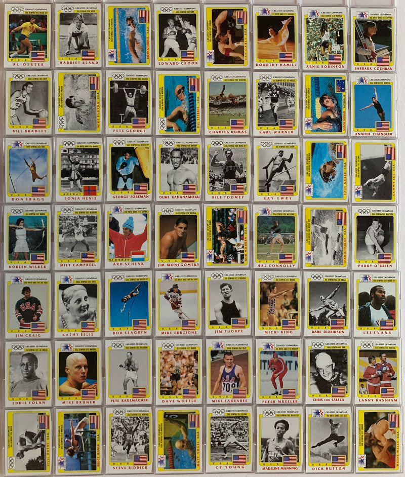 History's Greatest Olympians Complete Sport Trading Card Set 99 Cards Boxing Top - TvMovieCards.com