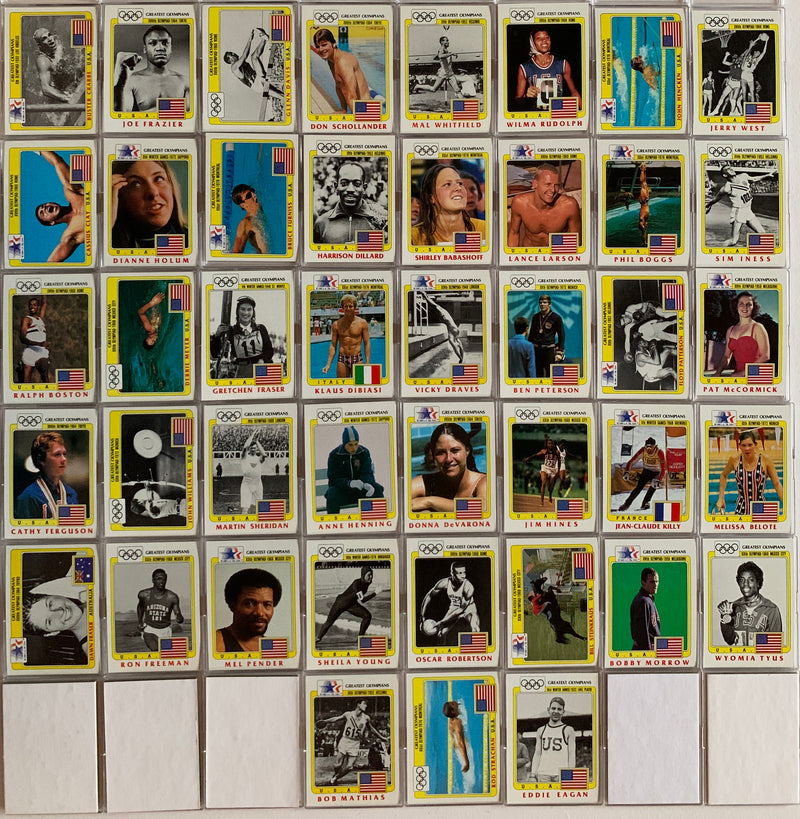History's Greatest Olympians Complete Sport Trading Card Set 99 Cards Boxing Top - TvMovieCards.com
