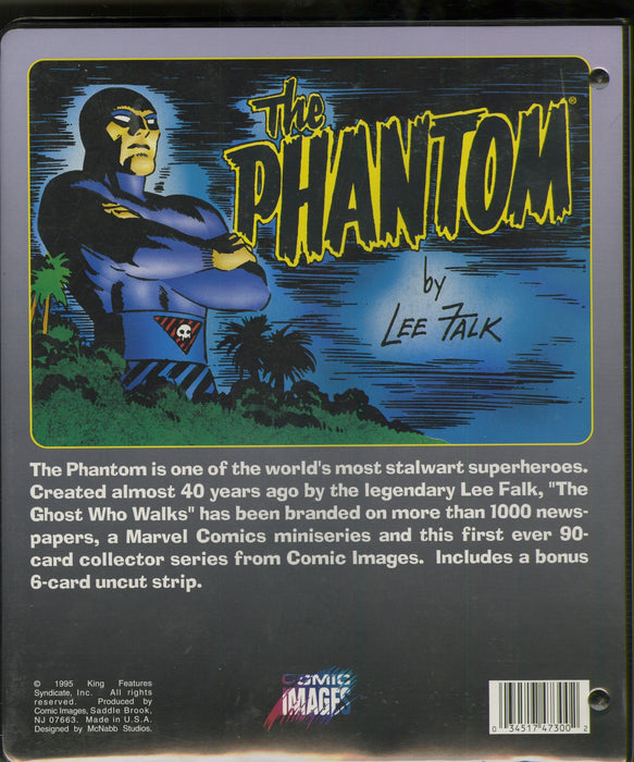 1995 The Phantom Factory Trading Card 3-ring Binder Album Comic Images Empty Used