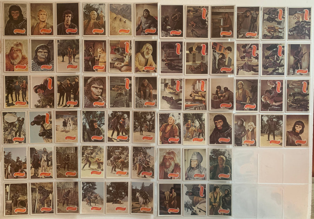 Planet of the Apes 1975 Topps Vintage Trading Card Set 66 Cards. Tv Show