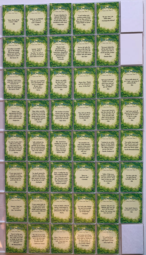 Rick and Morty Season 2 Trading Base Card Set of 45 Cryptozoic 2019   - TvMovieCards.com