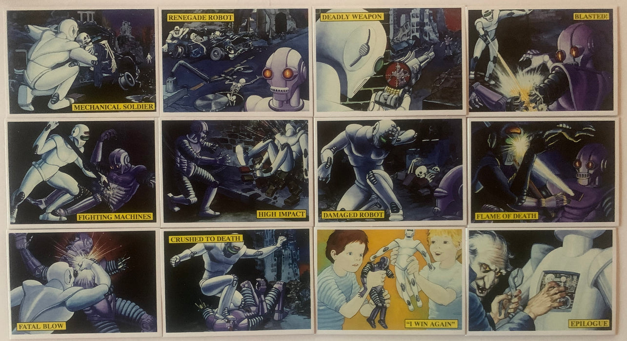 1990 Robot Killer 12 Card Set Rosem Midnight Madness Horror Comic Art Set - TvMovieCards.com