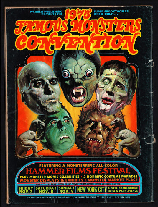 1975 Famous Monsters of Filmland Magazine #121 The Mummy - TvMovieCards.com