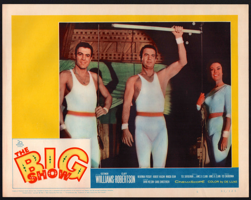 1961 The Big Show #6 Lobby Card 11x14 Esther Williams Cliff Robertson Nehemiah P - TvMovieCards.com