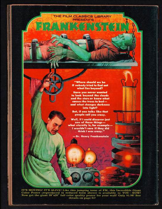 1976 Famous Monsters of Filmland Magazine #124 Dracula Bela Lugosi - TvMovieCards.com