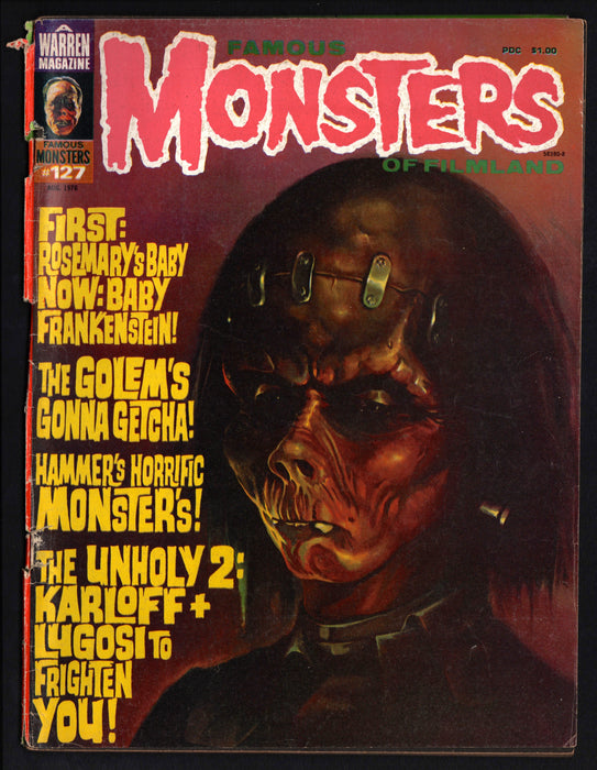 1976 Famous Monsters of Filmland Magazine #127 Bride of Frankenstein - TvMovieCards.com