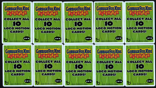 2011 Garbage Pail Kids Flashback Series 1 Loco Motion 3D 10 Card Set - TvMovieCards.com