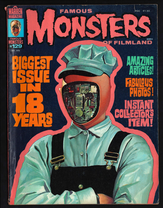 1976 Famous Monsters of Filmland Magazine #129 Futureworld - TvMovieCards.com