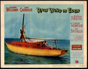 1958 Raw Wind in Eden #3 Lobby Card 11x14 Esther Williams Jeff Chandler Rossana - TvMovieCards.com