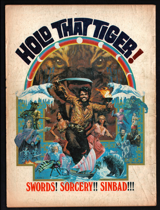 1977 Famous Monsters of Filmland Magazine #136 Sin Bad and The Eye of The Tiger - TvMovieCards.com