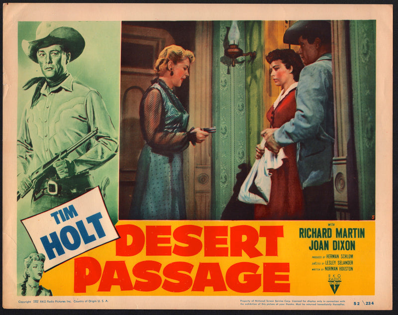 1952 Desert Passage #5 Lobby Card 11x14 Tim Holt Joan Dixon Walter Reed - TvMovieCards.com