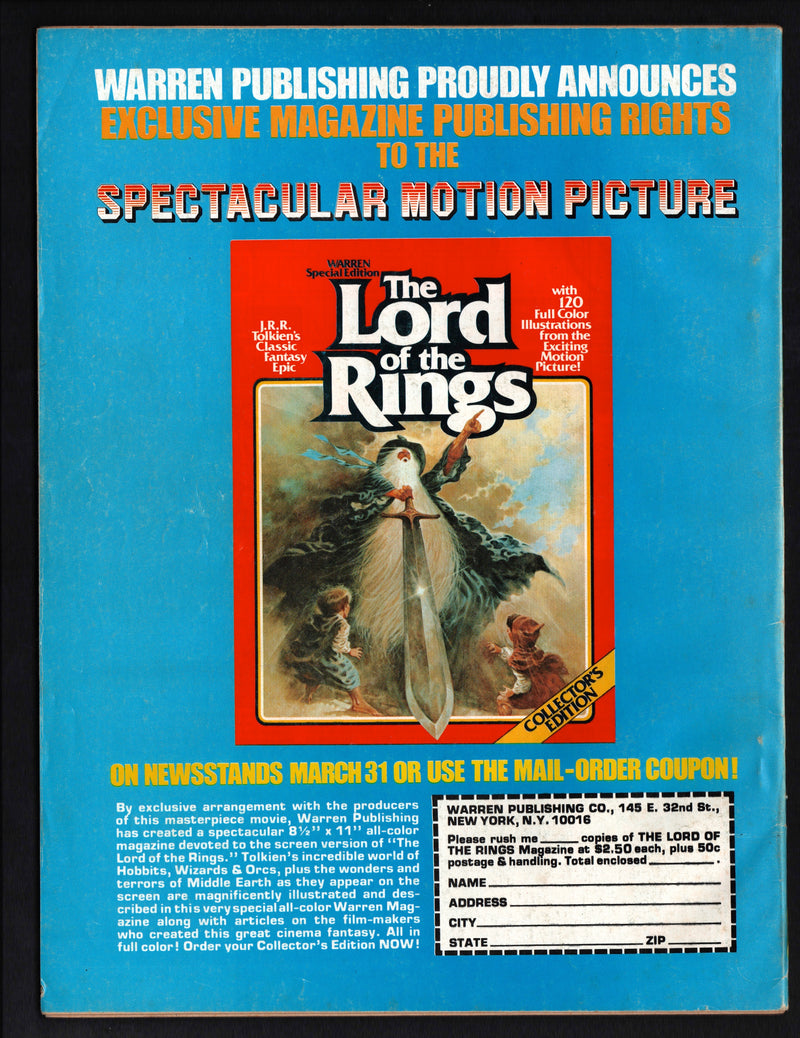 1979 Famous Monsters of Filmland Magazine #153 Nosferatu Cover - TvMovieCards.com