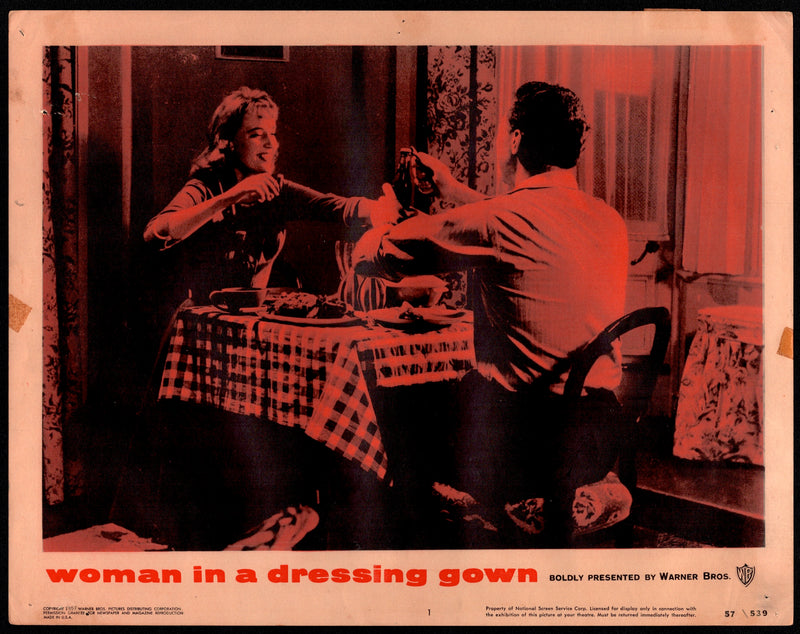 1957 Woman in a Dressing Gown #1 Lobby Card 11x14 Yvonne Mitchell Anthony Quayle - TvMovieCards.com