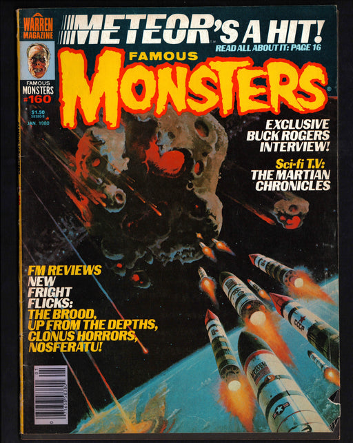 1980 Famous Monsters of Filmland Magazine #160 Meteor / The Brood - TvMovieCards.com