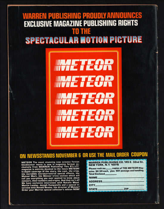 1980 Famous Monsters of Filmland Magazine #160 Meteor / The Brood - TvMovieCards.com