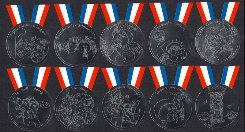 2014 Garbage Pail Kids Series 1 Olym-Picks Medal Silver 10 Card Set - TvMovieCards.com