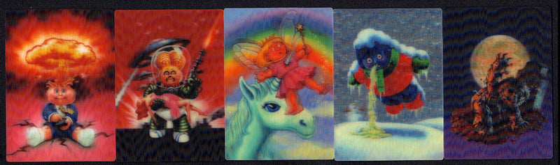 2011 Garbage Pail Kids Flashback Series 2 3D Motion 5/5 Card Set - TvMovieCards.com