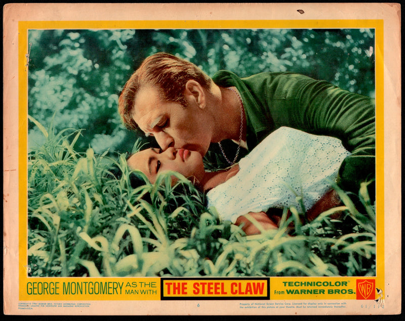 1961 The Steel Claw #6 Lobby Card 11x14 George Montgomery Charito Luna Mario Bar - TvMovieCards.com