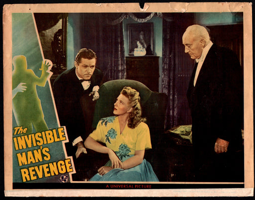 1944 Invisible Man's Revenge Lobby Card 11x14 Jon Hall Evelyn Ankers Alan Curtis - TvMovieCards.com