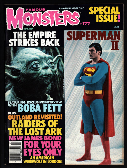 1981 Famous Monsters of Filmland Magazine #177 Star Wars / Superman II - TvMovieCards.com