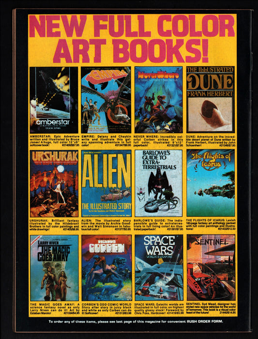 1982 Famous Monsters of Filmland Magazine #184 Dragonslayer / Conan - TvMovieCards.com