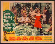 1952 Down Among the Sheltering Palms #5 Lobby Card 11x14 Mitzi Gaynor - TvMovieCards.com