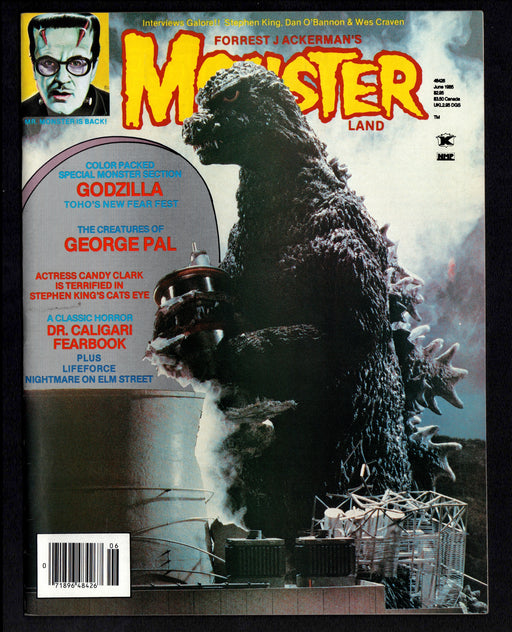 (June 1985) Forrest J. Ackerman's Monster Land Magazine #3 Godzilla - TvMovieCards.com