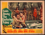 1952 Down Among the Sheltering Palms #6 Lobby Card 11x14 Mitzi Gaynor - TvMovieCards.com