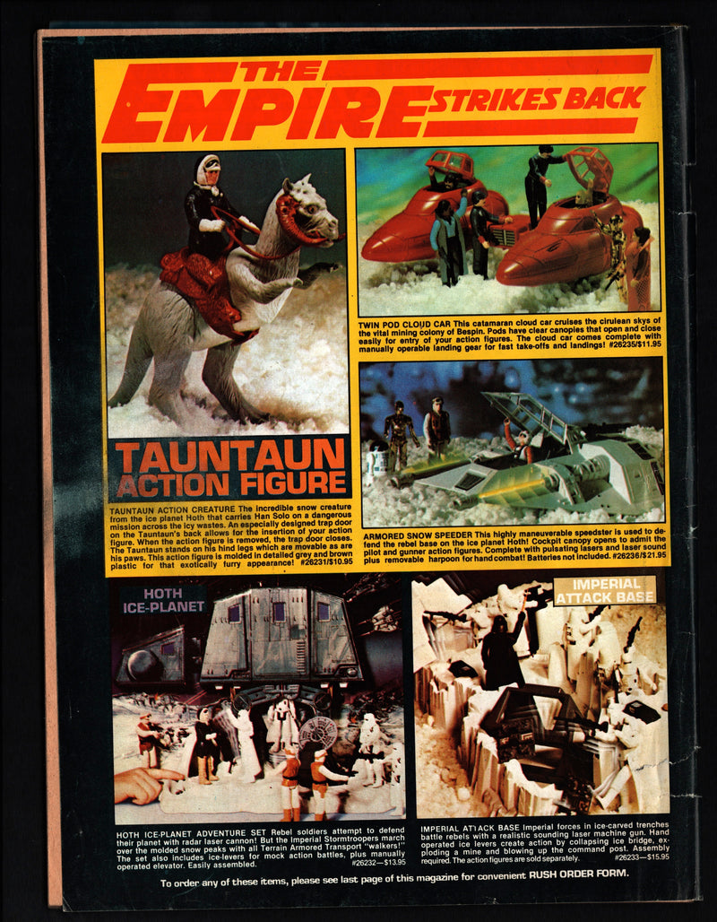 1983 Famous Monsters of Filmland Magazine #190 Star Wars Empire Strikes Back - TvMovieCards.com
