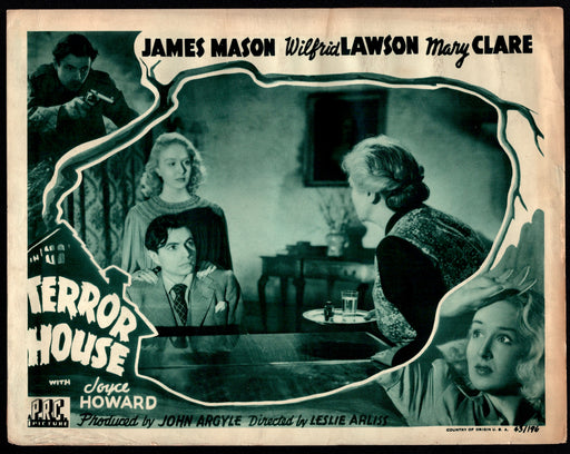 1943 Terror House Lobby Card 11x14 James Mason Wilfrid Lawson Mary Clare - TvMovieCards.com