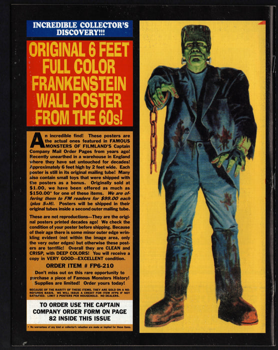 Famous Monsters of Filmland Magazine Horror Magazine #210 Nov/Dec 1995 - TvMovieCards.com
