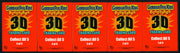 2011 Garbage Pail Kids Flashback Series 3 3D Motion 5/5 Card Set - TvMovieCards.com