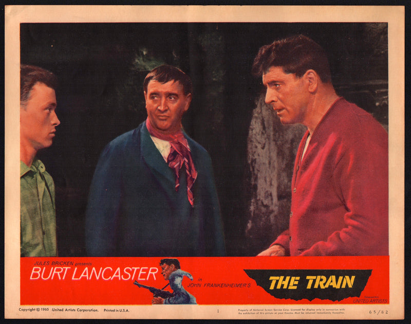 1965 The Train Lobby Card 11x14 Burt Lancaster Paul Scofield Jeanne Moreau - TvMovieCards.com